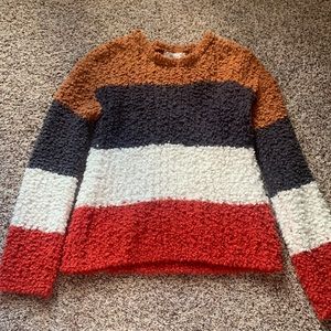 Juniors Color Block Sweater